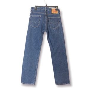 Levi’s 505 high rise straight leg mom jeans
